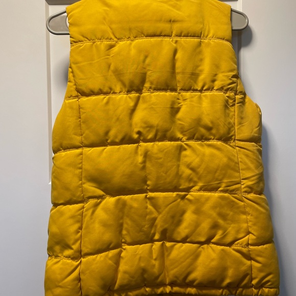 Old Navy Yellow Puffer Vest - Picture 2 of 3